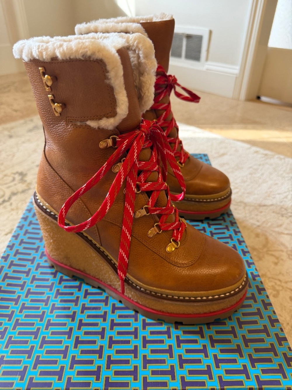 Tory Burch Hiker Wedge Bootie